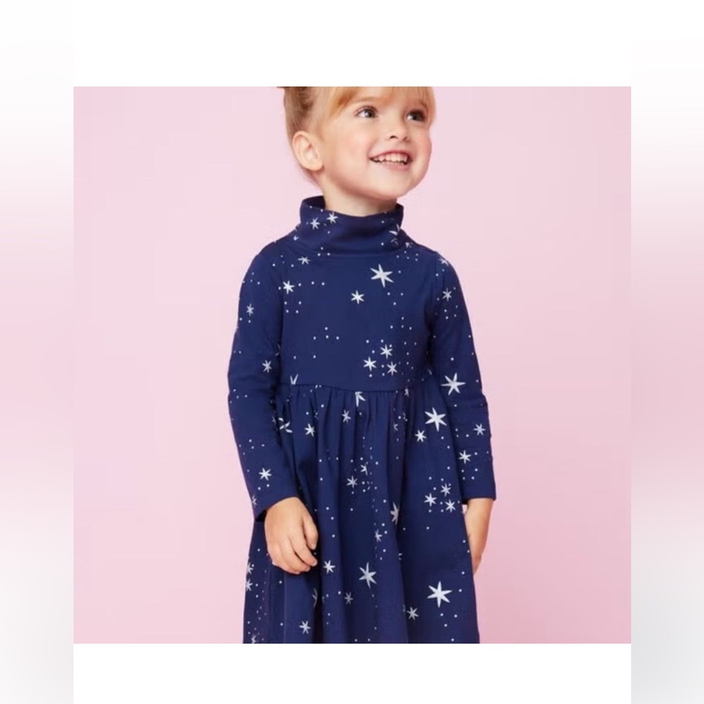 Hanna Andersson Navy Star Dress